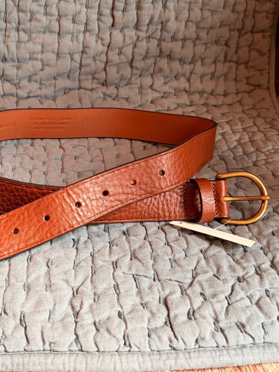 Madewell Accessories - NWT Madewell Perfect Leather Belt Brown Size Small